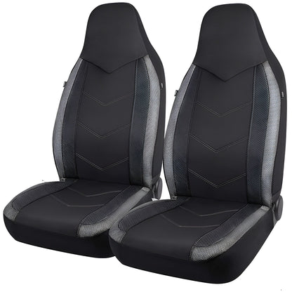 Ademende Autostoelhoes Met Hoge Rugleuning