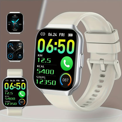 Smartwatch 1.96 inch waterdicht met sportmodi en slaapmonitoring