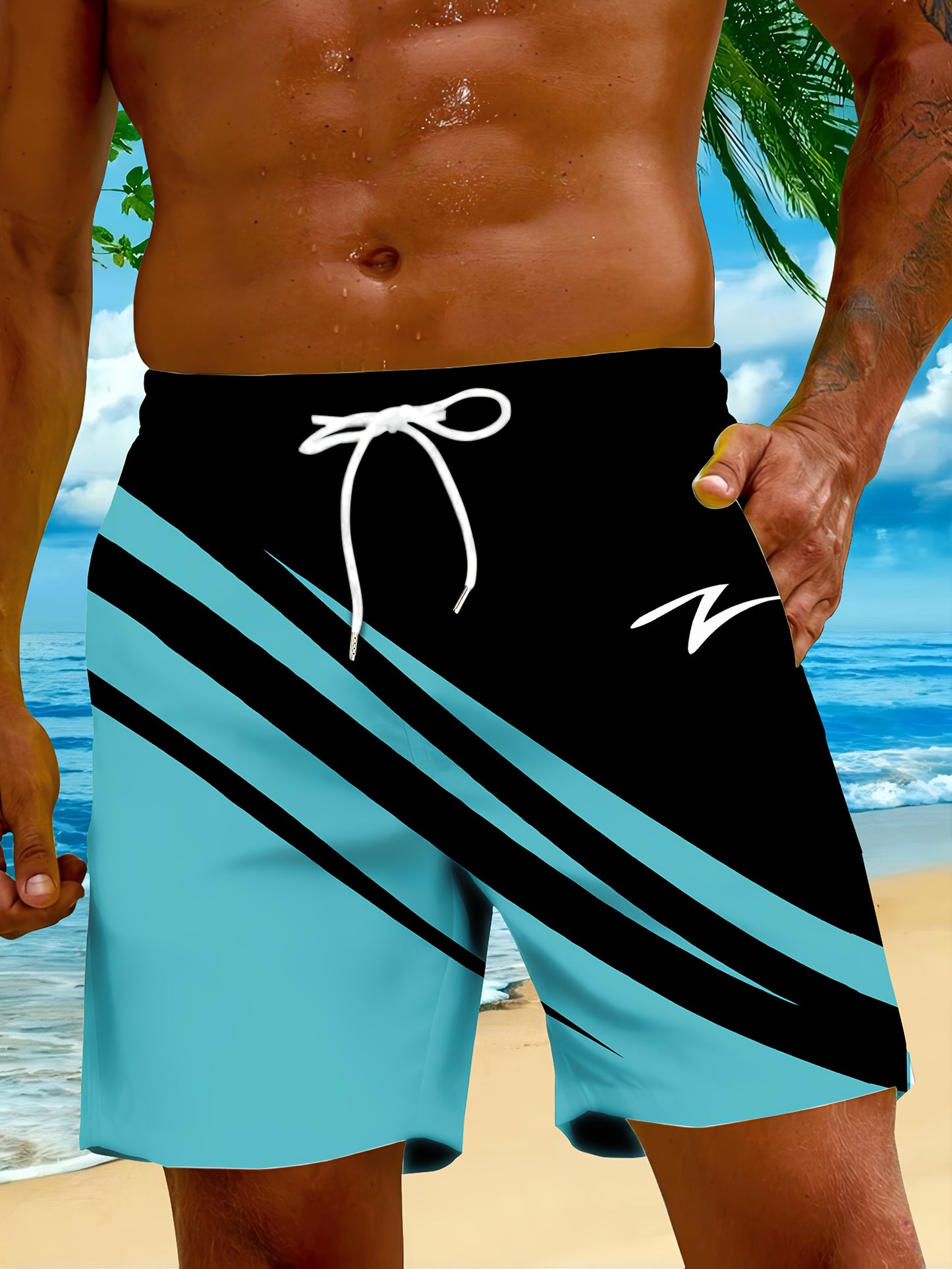 Heren Strandshorts – Comfortabele Outdoor Zwembroek