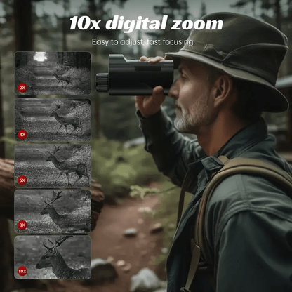 Nachtkijker met 10x Digitale Zoomcamera en Kompas