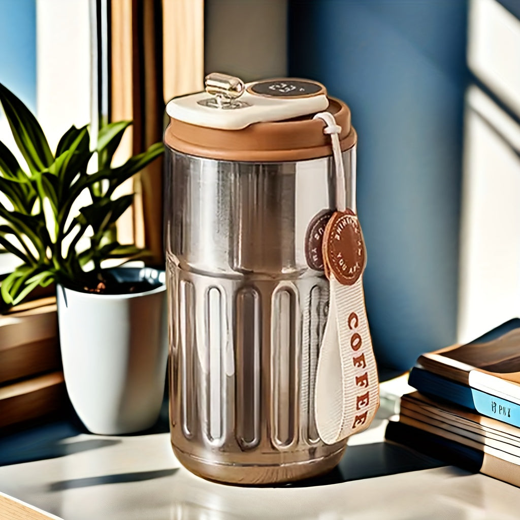 Slim Drinken – Geïsoleerde Reismok met Temperatuurdisplay & 316 RVS