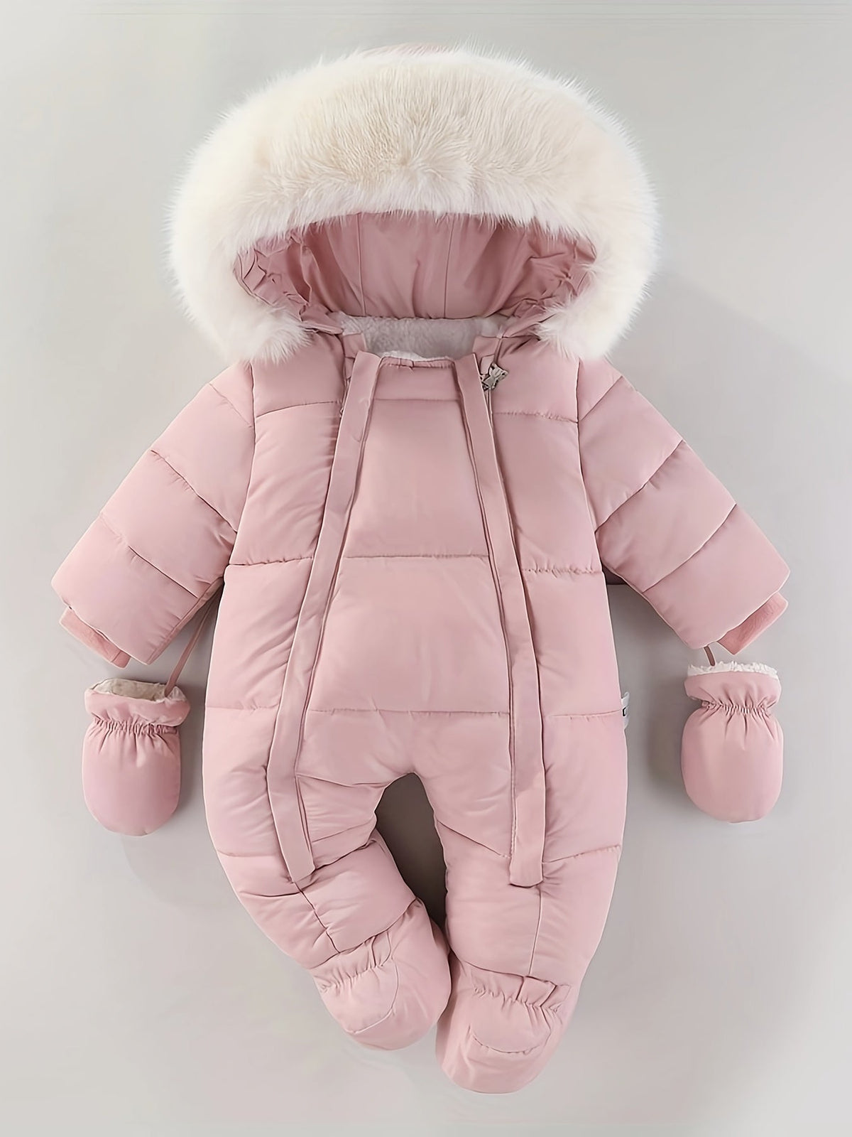 Baby Winteroverall Met Capuchon En Warme Voering