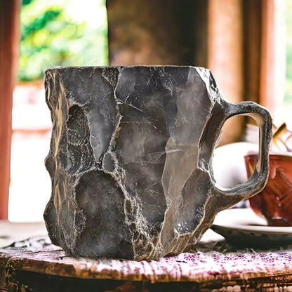 Kristallen Drinkmok Met Imitatie Mineraalstructuur En Extra Zachte Dagelijkse Warmtebeleving