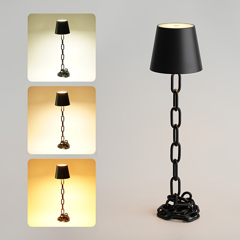 Kettingsculptuur Tafellamp Met Industriële Vorm Voor Warme Moderne Sfeerverlichting