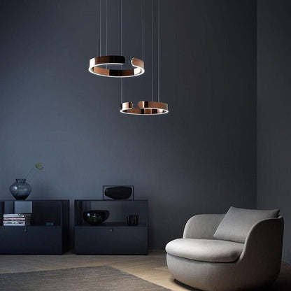 Moderne Ringvormige Hanglamp Met Geïntegreerde LED-Verlichting
