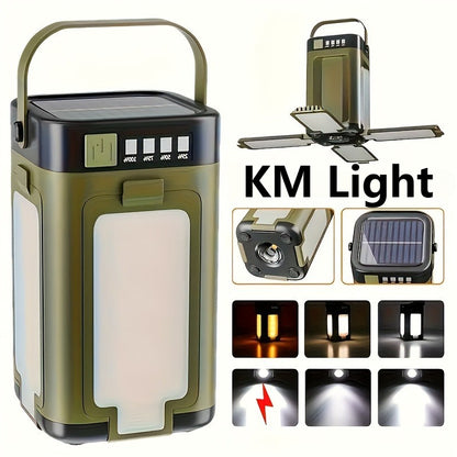 Draagbare Camping LED Lamp op Zonne‑energie voor Outdoor Gebruik