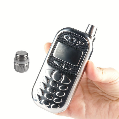 RetroSip Whiskyfles – Mobiele Nostalgie met een Knipoog