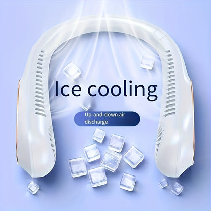 Draagbare USB Nekventilator met 360° Flexibele Koeling voor Outdoor Gebruik