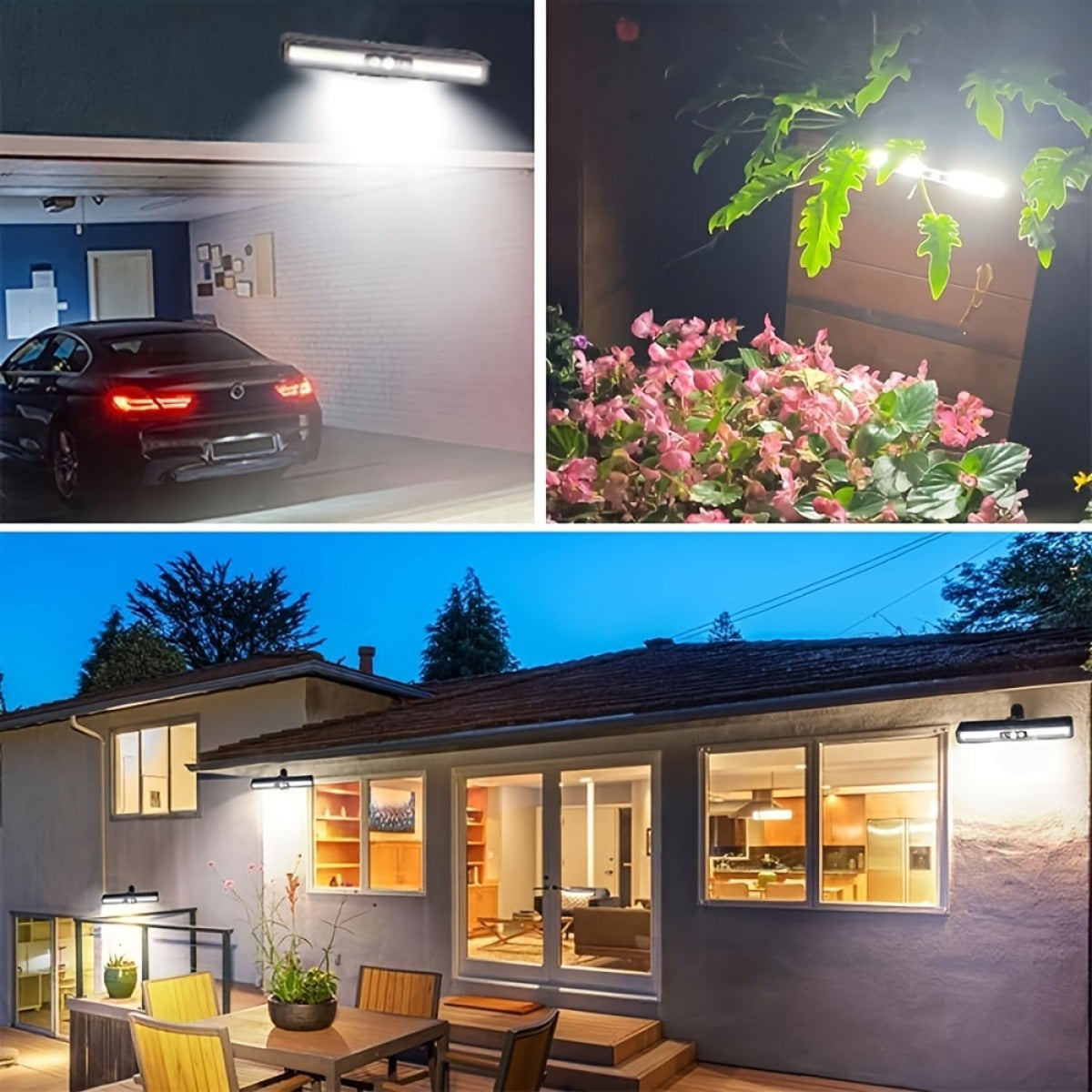Ultraheldere Solar Clip‑On Buitenlamp met Bewegingssensor en 1200mAh Accu