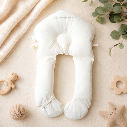 Baby Ondersteuningskussen met Verstelbare Zijkanten voor Comfortabele Ligmomenten