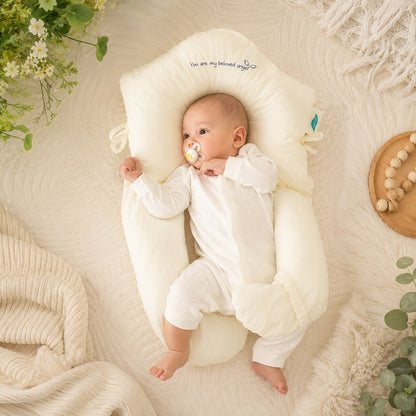 Baby Ondersteuningskussen met Verstelbare Zijkanten voor Comfortabele Ligmomenten