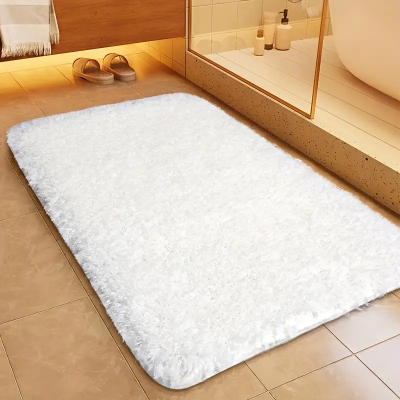 Antislip Badmat Met Dikke Pluche Afwerking Voor Comfortabele Badkamers