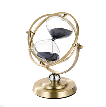 Decoratieve Zandloper Met Luxe Metalen Frame