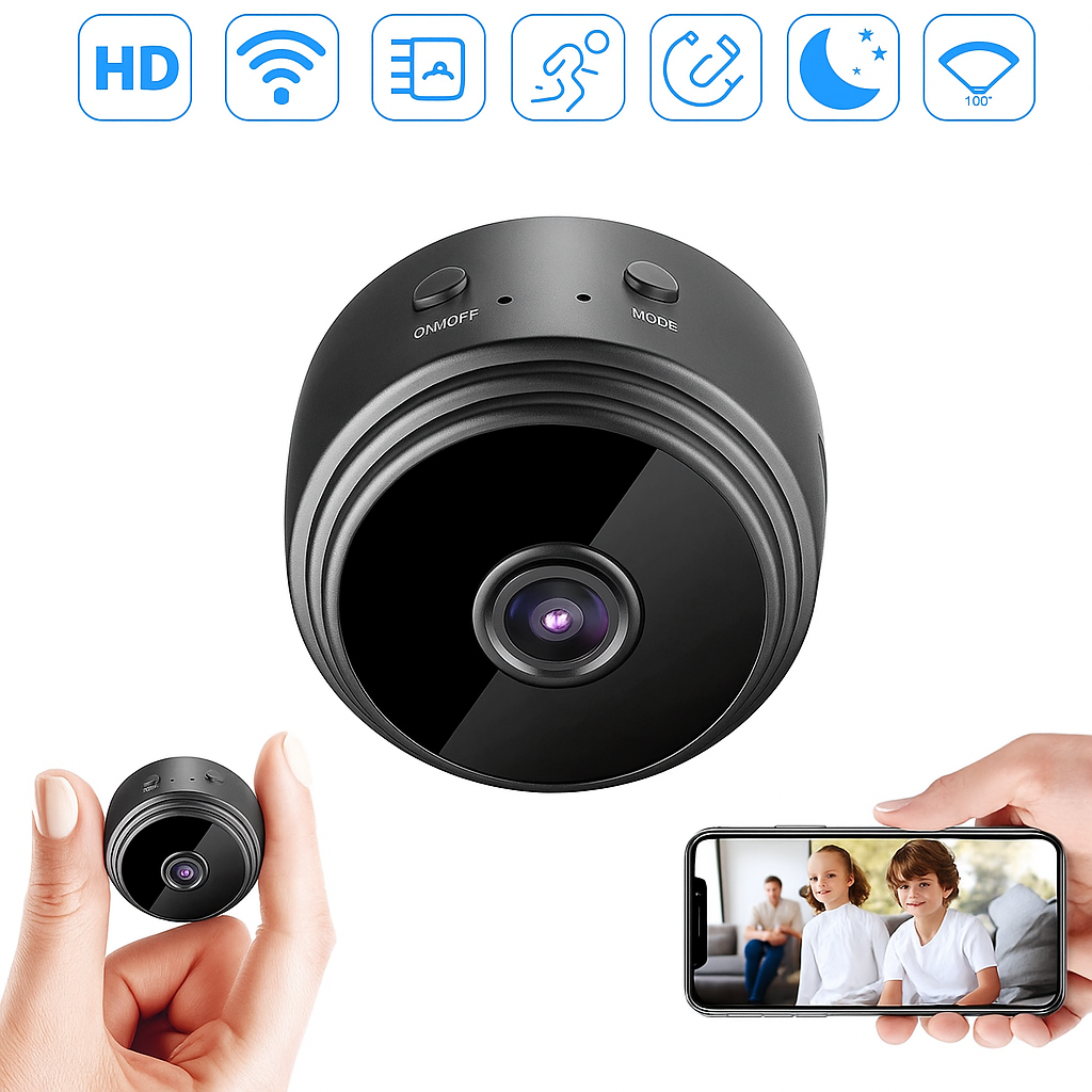Compacte Wifi Mini Beveiligingscamera Met Nachtzicht