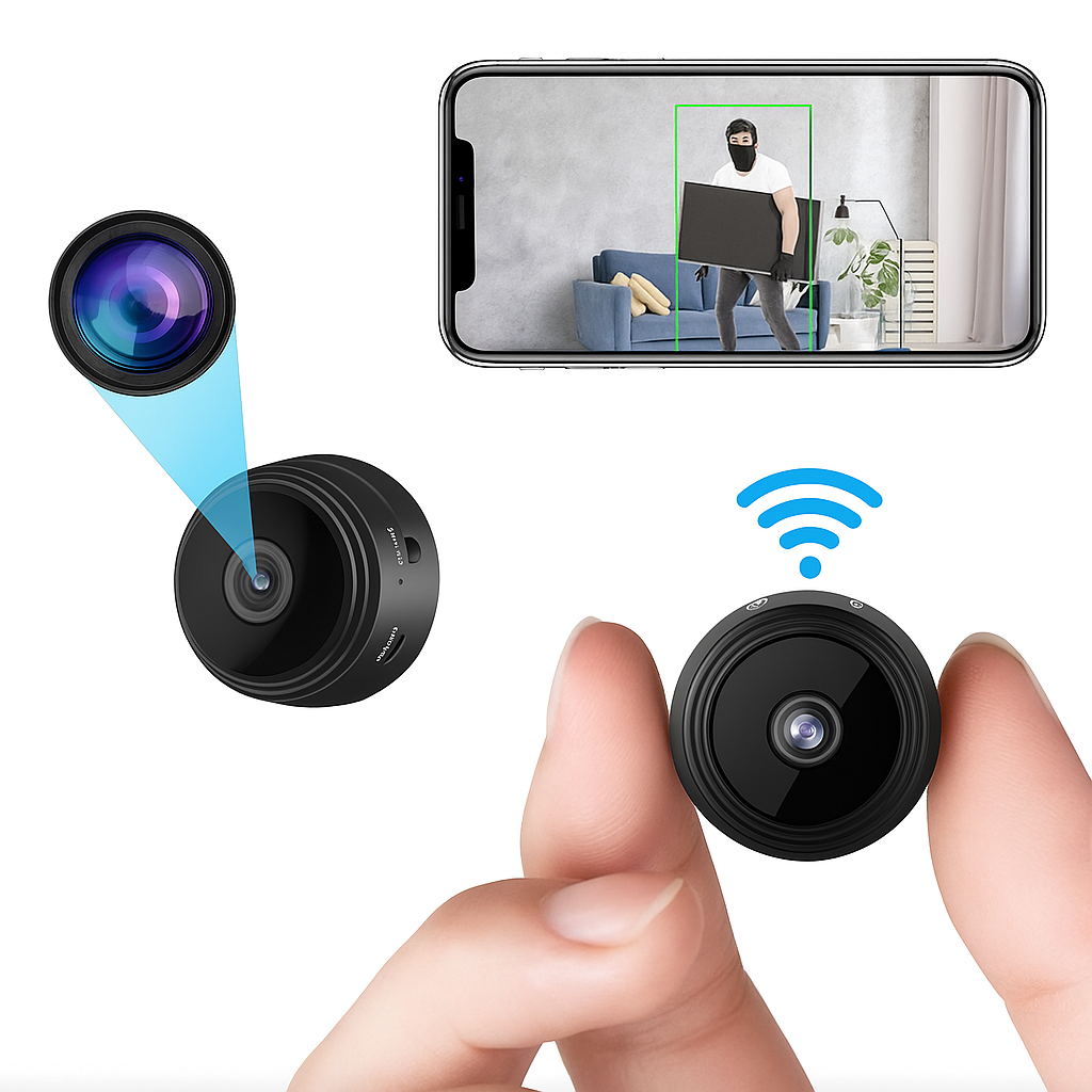 Compacte Wifi Mini Beveiligingscamera Met Nachtzicht