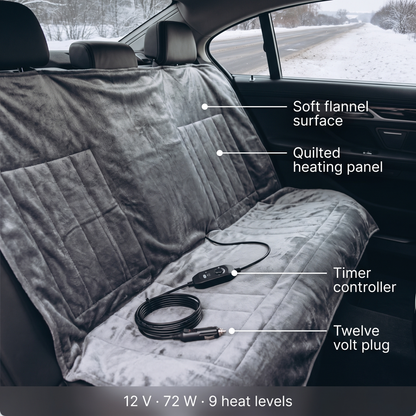 Elektrische Warmtedeken voor Auto met 12V Aansluiting en 9 Warmtestanden