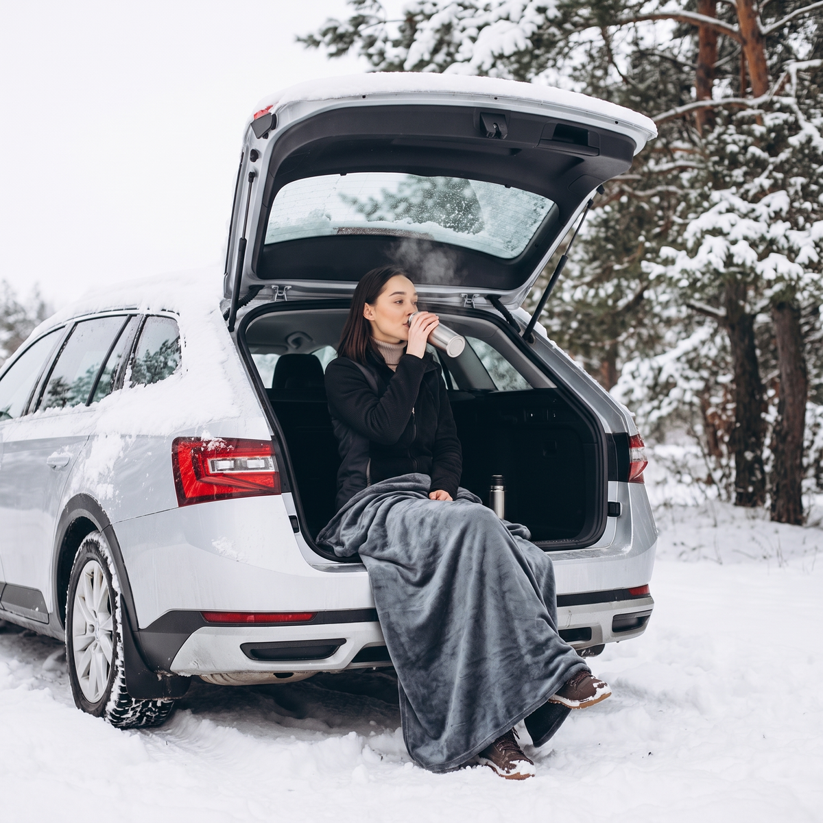 Elektrische Warmtedeken voor Auto met 12V Aansluiting en 9 Warmtestanden