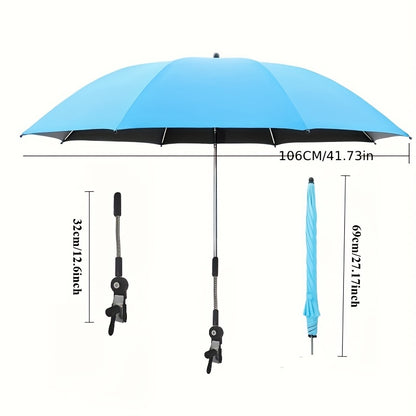 Draagbare Zonnescherm Paraplu – Verstelbaar en Rotatiebaar voor Buitencomfort