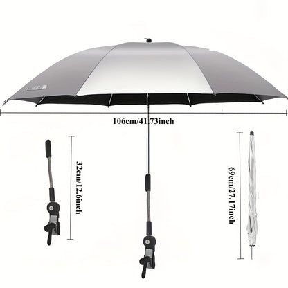 Draagbare Zonnescherm Paraplu – Verstelbaar en Rotatiebaar voor Buitencomfort