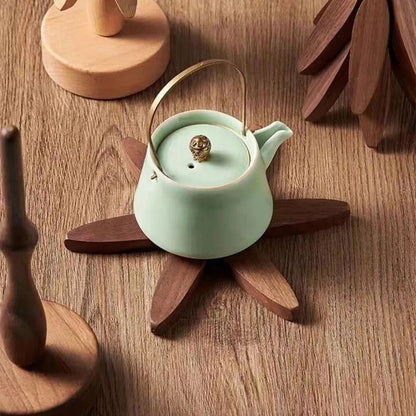 Handgemaakte Houten Onderzetters met Rustiek Design