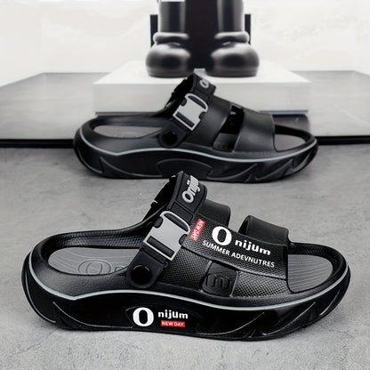 Heren Slippers – Sportieve Antislip Zomersandalen