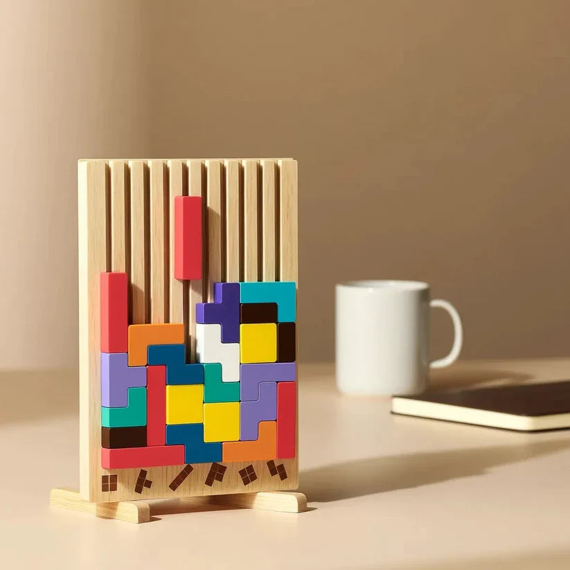 Houten Puzzelbord Voor Rustgevende En Creatieve Pauzemomenten