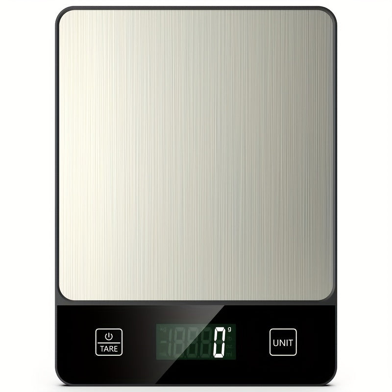 Digitale keukenweegschaal 10kg roestvrij staal met LCD-display
