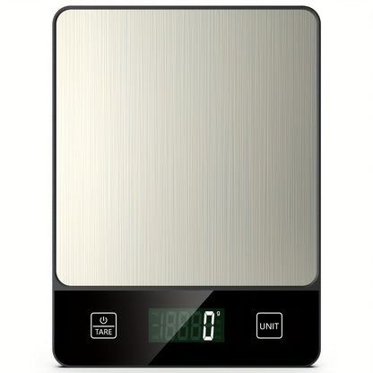 Digitale keukenweegschaal 10kg roestvrij staal met LCD-display