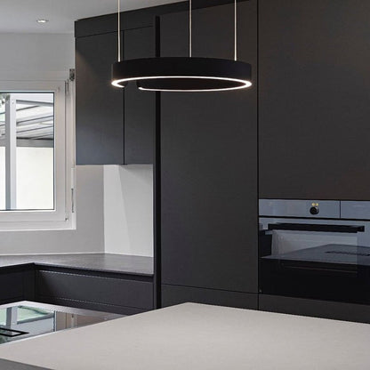 Moderne Ringvormige Hanglamp Met Geïntegreerde LED-Verlichting