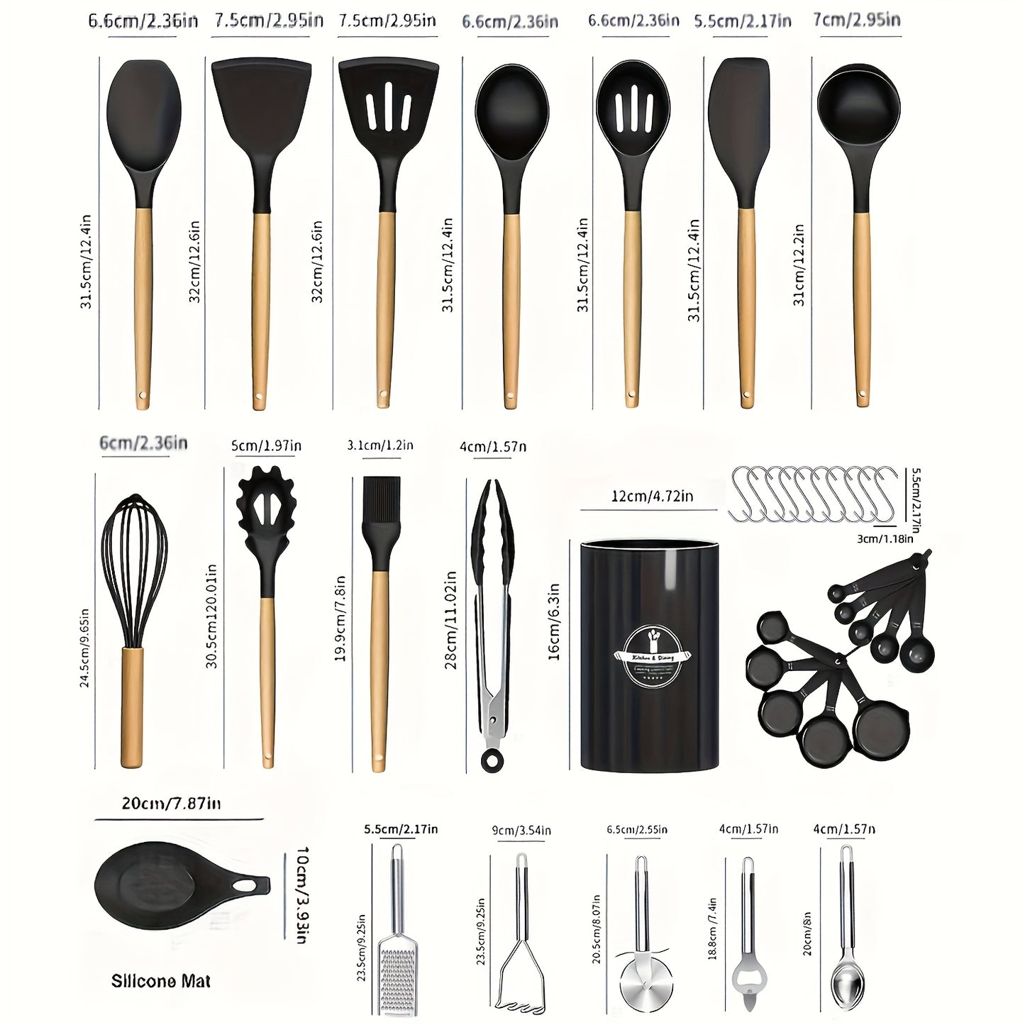 ChefFlex Kookgereiset – 38-delig Siliconen Comfort voor Elke Keuken