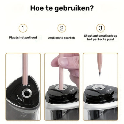 Elektrische Potloodslijper – Automatisch voor Bureau & Kantoor
