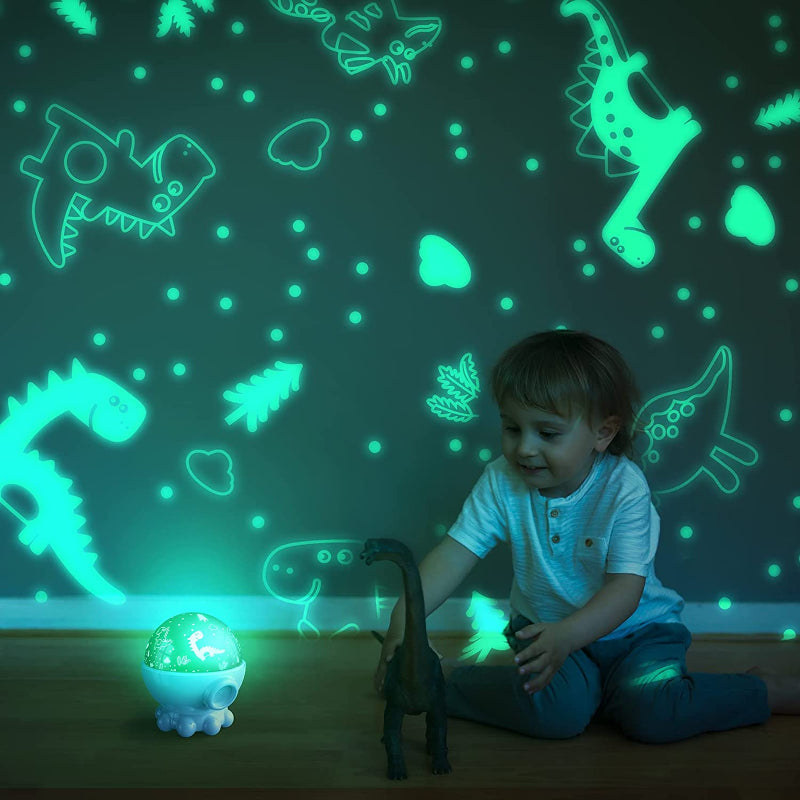 Dinosaurus LED Nachtlamp met Sterrenhemel en Oceaanprojectie