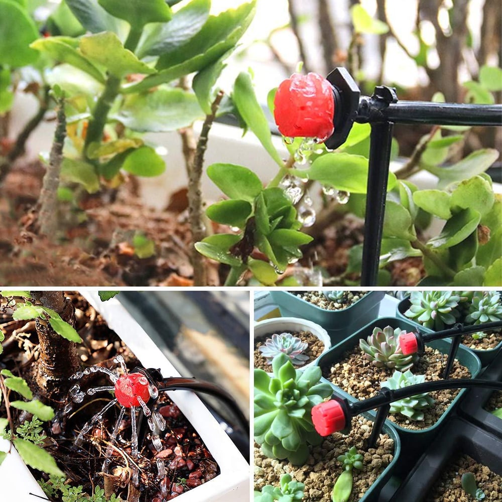 Instelbare Druppeltoppers met 360° Waterregeling voor Tuin en Plantenbakken