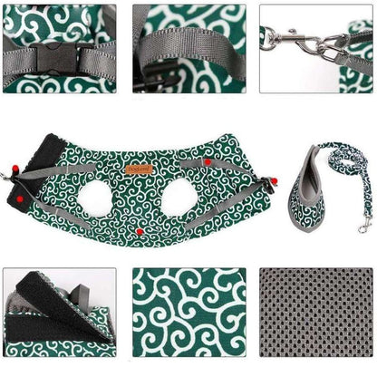 Comfortabel Kattenharnas Met Ademend Vest En Riem
