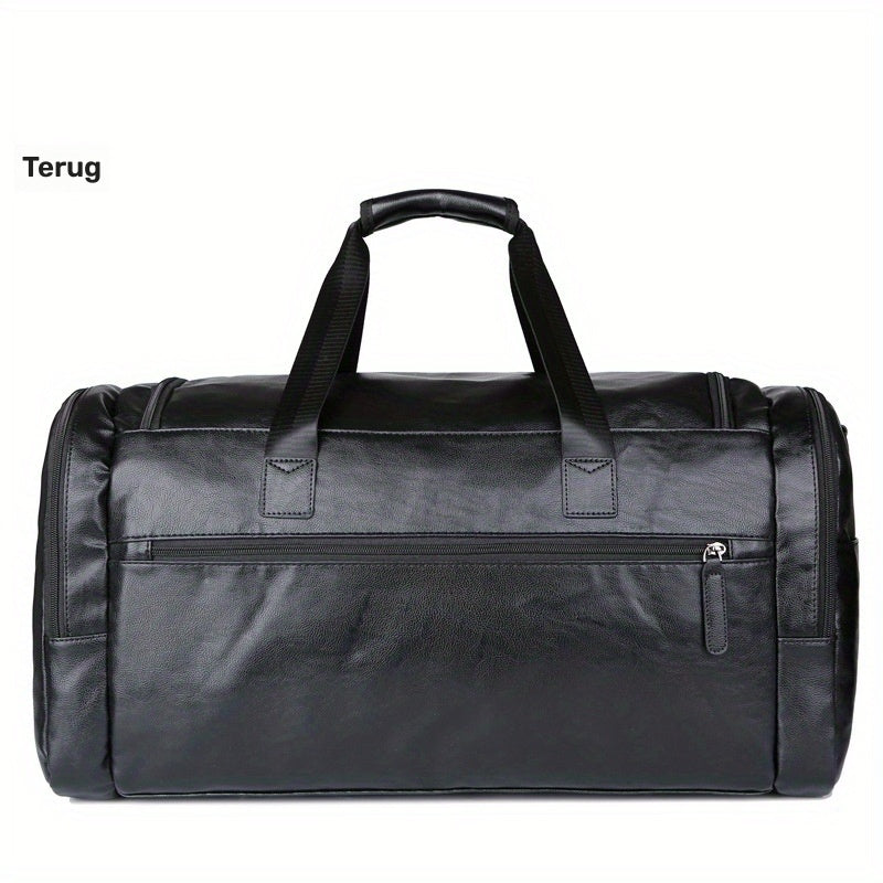 TravelForge PU Reistas – Vintage Volume voor Stijlvolle Reismomenten