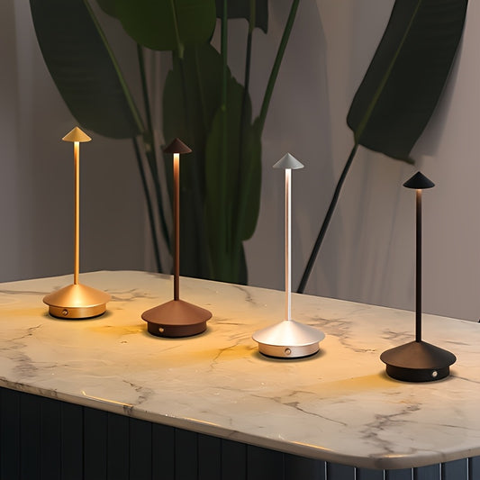 Lunaris Tafellamp – Draadloos LED Licht met Touchbediening