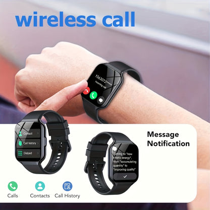 Smartwatch 1.96 inch waterdicht met sportmodi en slaapmonitoring