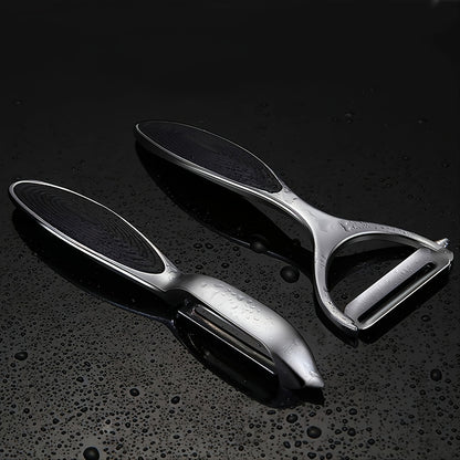 Scherp & Efficiënt – RVS Schillerset voor Groente & Fruit (2 stuks)