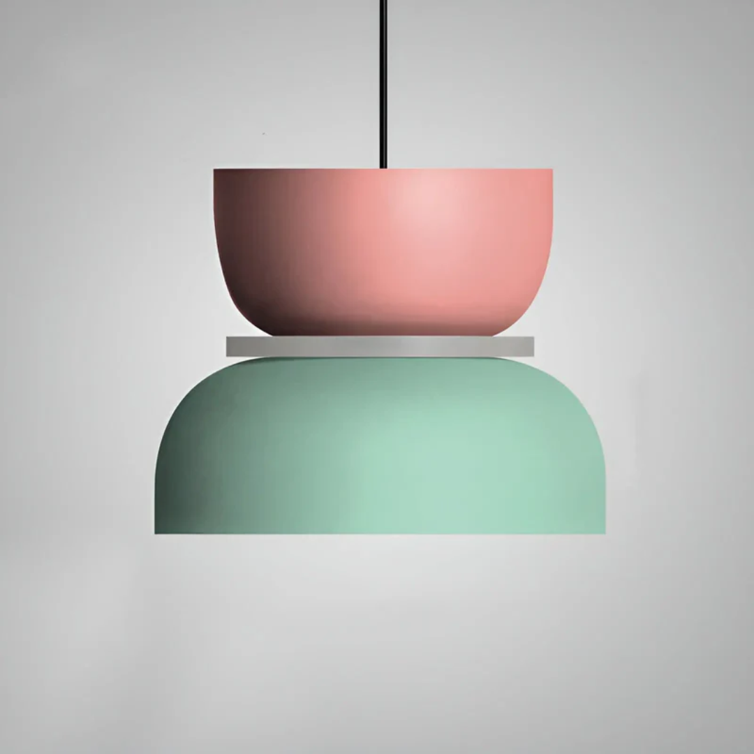 Moderne Hanglamp Met Macaron Design Voor Sfeervolle Verlichting