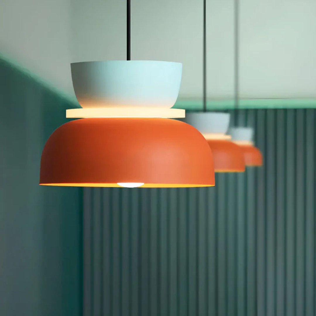 Moderne Hanglamp Met Macaron Design Voor Sfeervolle Verlichting