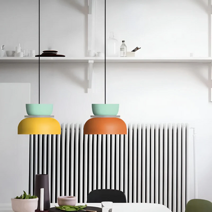 Moderne Hanglamp Met Macaron Design Voor Sfeervolle Verlichting