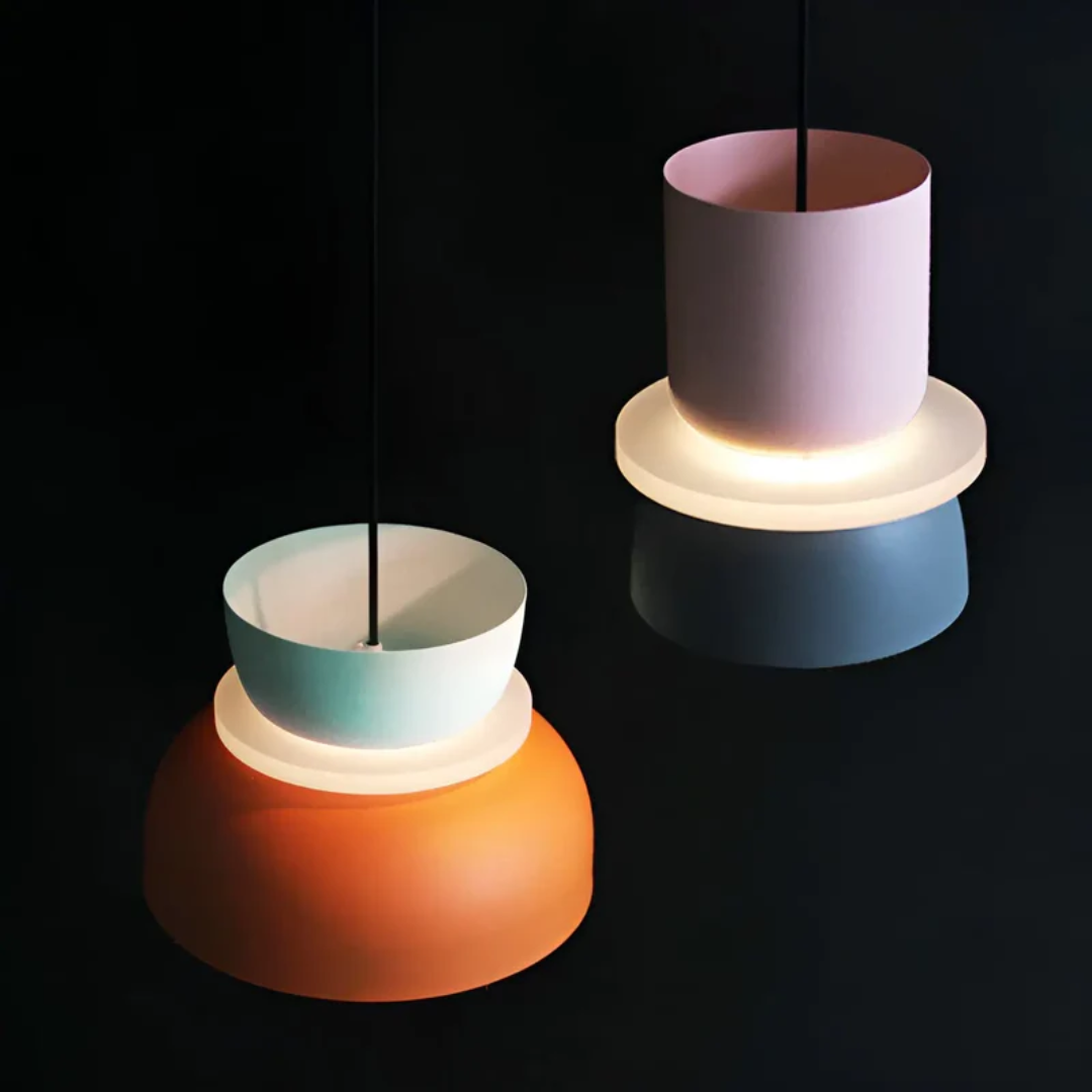 Moderne Hanglamp Met Macaron Design Voor Sfeervolle Verlichting