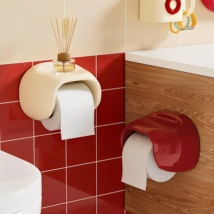 Wandhouder Voor Toiletpapier Met Opbergvak En Modern Rond Design