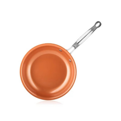 Koperen Koekpan met Gelijkmatige Warmteverdeling