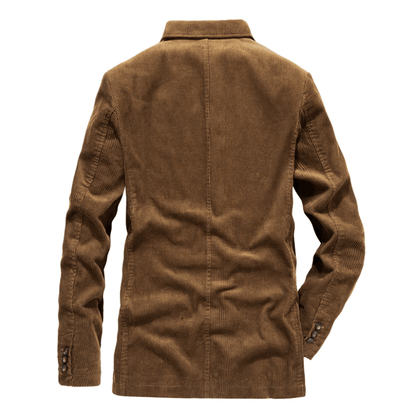 Heren Corduroy Blazer met Klassieke Pasvorm