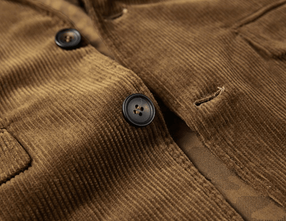 Heren Corduroy Blazer met Klassieke Pasvorm
