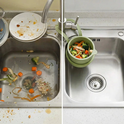 Afwaterkorf Voor Hygiënisch En Handsfree Afspoelen Bij De Kraan