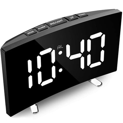 Digitale Wekker met Gebogen Leddisplay