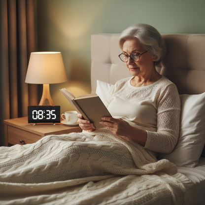 Digitale Wekker met Gebogen Leddisplay