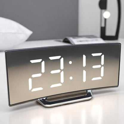 Digitale Wekker met Gebogen Leddisplay